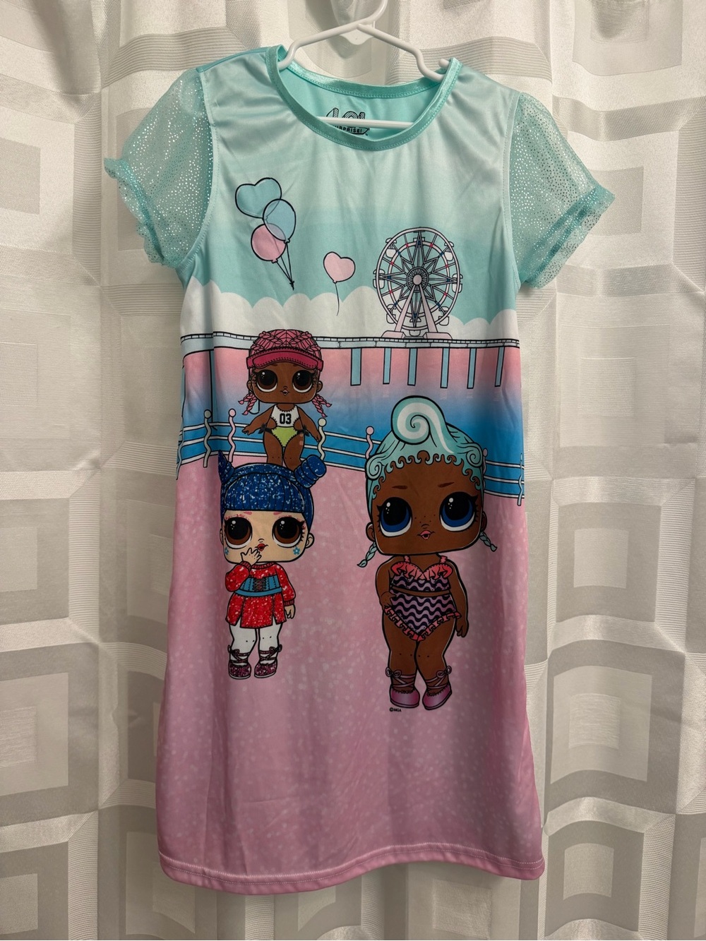 LOL Surprise Dolls green nightgown size 10